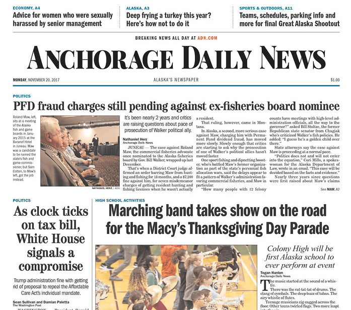 Alaska Newspapers 01 Anchorage Daily News