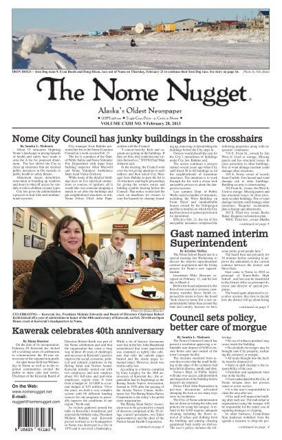 Alaska Newspapers 11 Nome Nugget