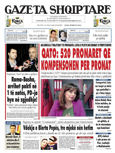 Albanian Newspapers 3 Gazeta Shqiptare