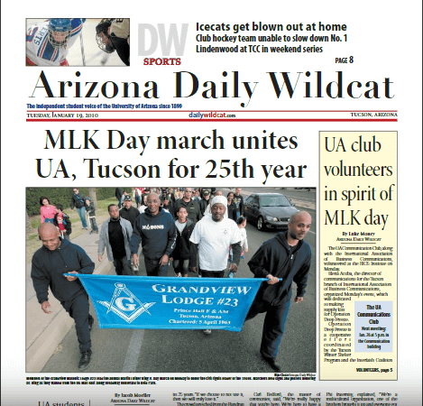 Arizona Newspapers 12 Arizona Daily Wildcat