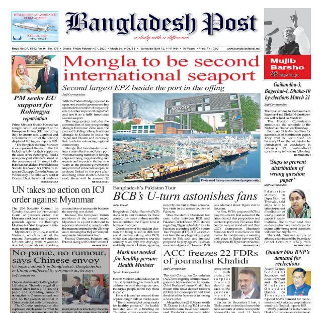 Bangladesh Newspapers 80 Bangladesh post