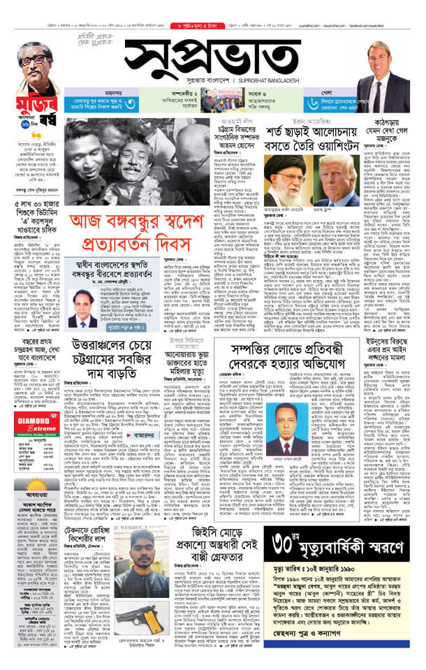 Bangladesh Newspapers 95 Suprobhat