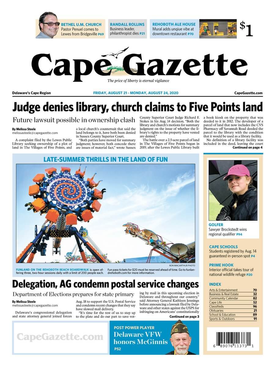 Delaware Newspapers 03 Lewes Cape Gazette