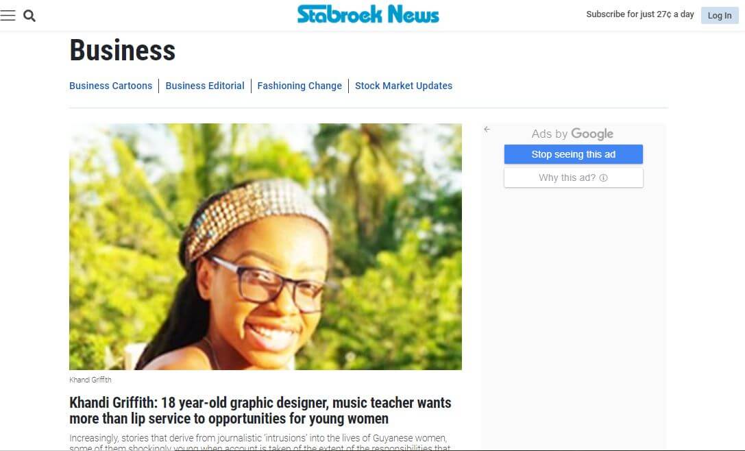 Guyana 10 Business Stabroek News website