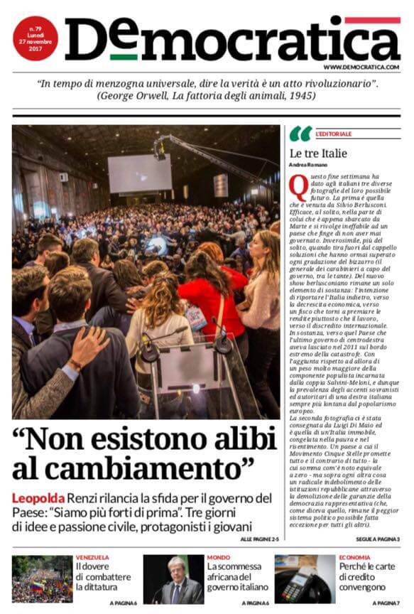 Italian newspapers 16 Democratica