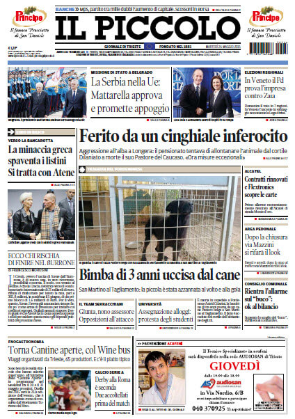 Italian newspapers 22 Il Piccolo