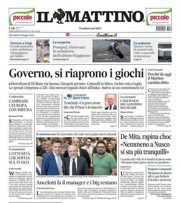 Italian newspapers 28 Il Mattino