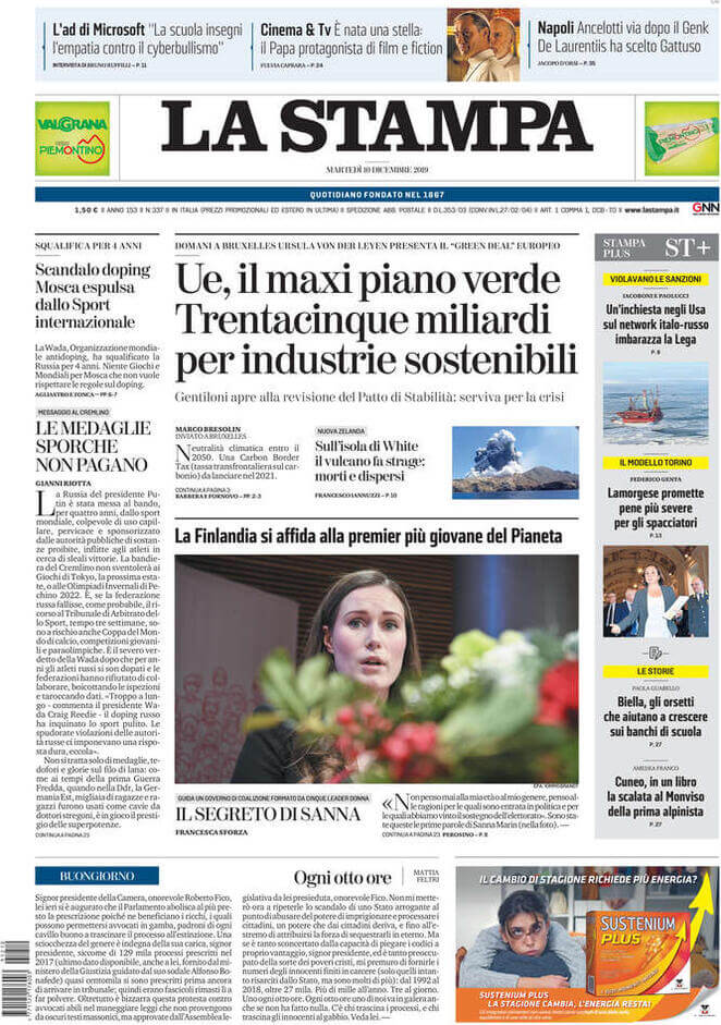 Italian newspapers 3 la stampa