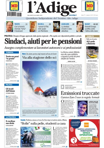 Italian newspapers 31 l adige