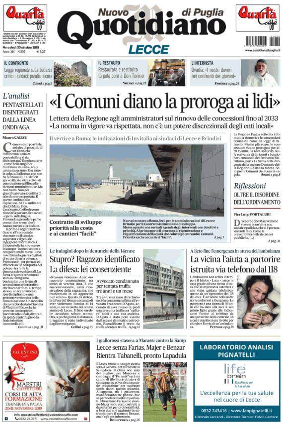 Italian newspapers 41 Nuovo Quotidiano di Puglia