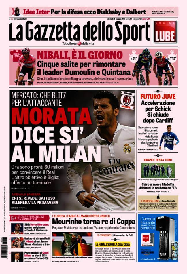 Italian newspapers 9 La Gazzetta dello Sport