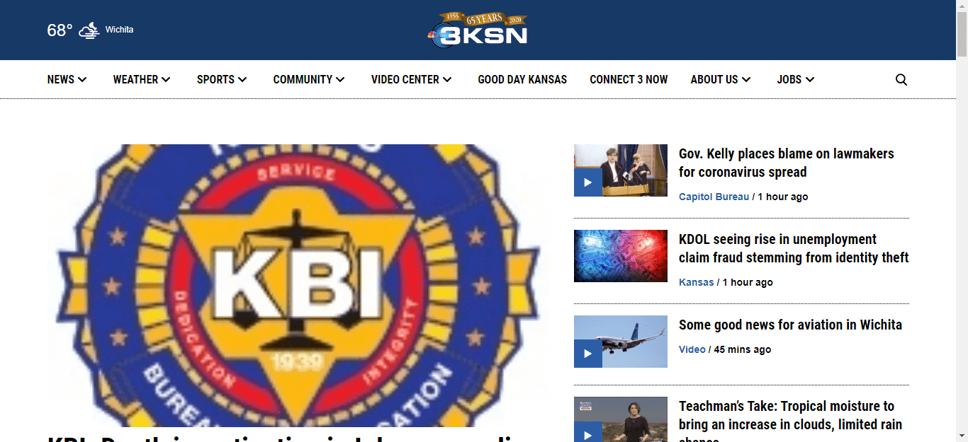 Kansas Newspapaers 03 KSN website