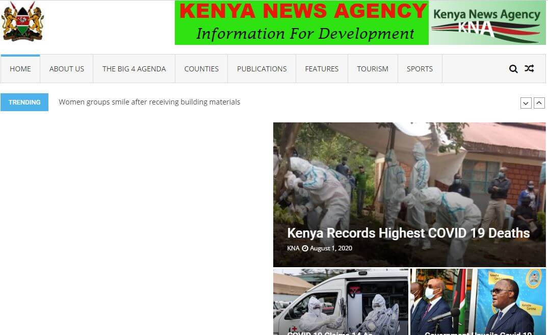 Kenya 18 Kenya News Agency website