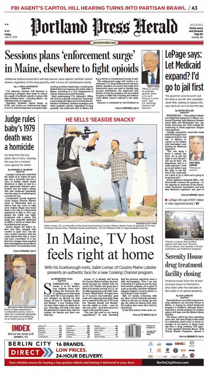 Maine Newspapers 01 Portland Press Herald