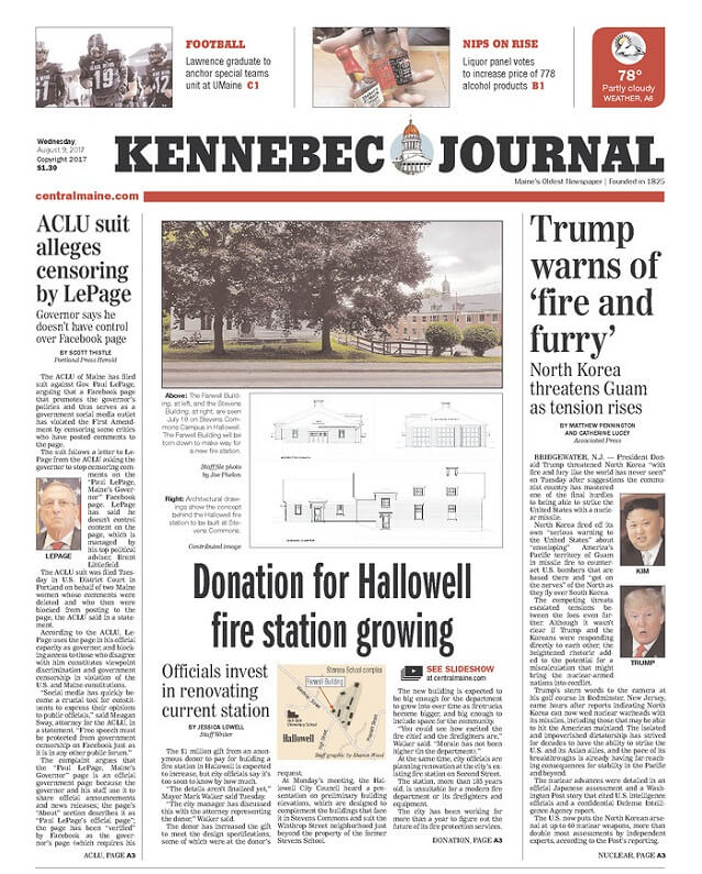 Maine Newspapers 05 The Kennebec Journal