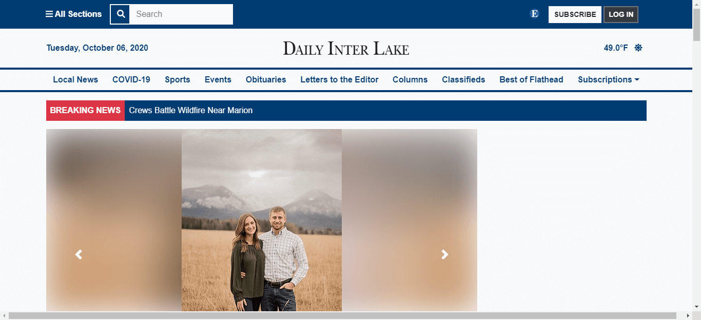 Montana Newspapers 05 The Daily Inter Lake website