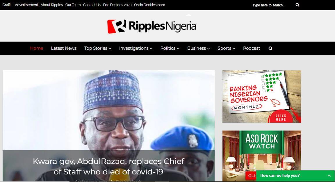 Nigeria 37 Ripples Nigeria website