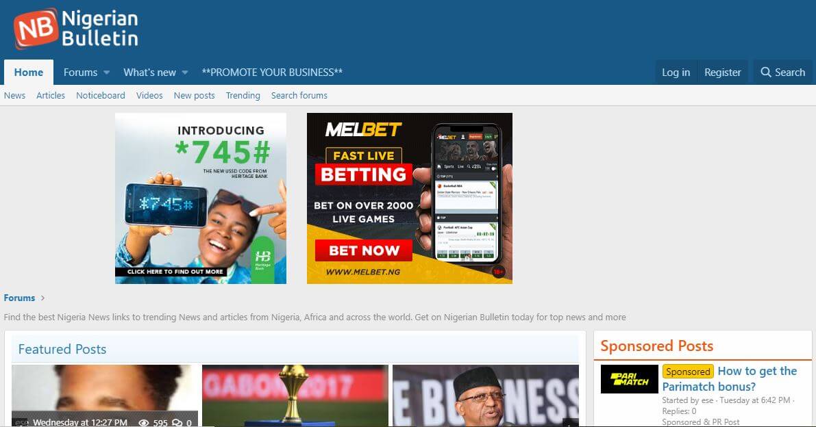 Nigeria 46 Nigerian Bulletin website