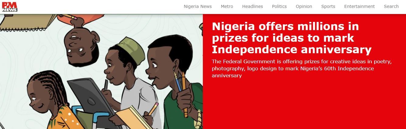 Nigeria 5 PM News website