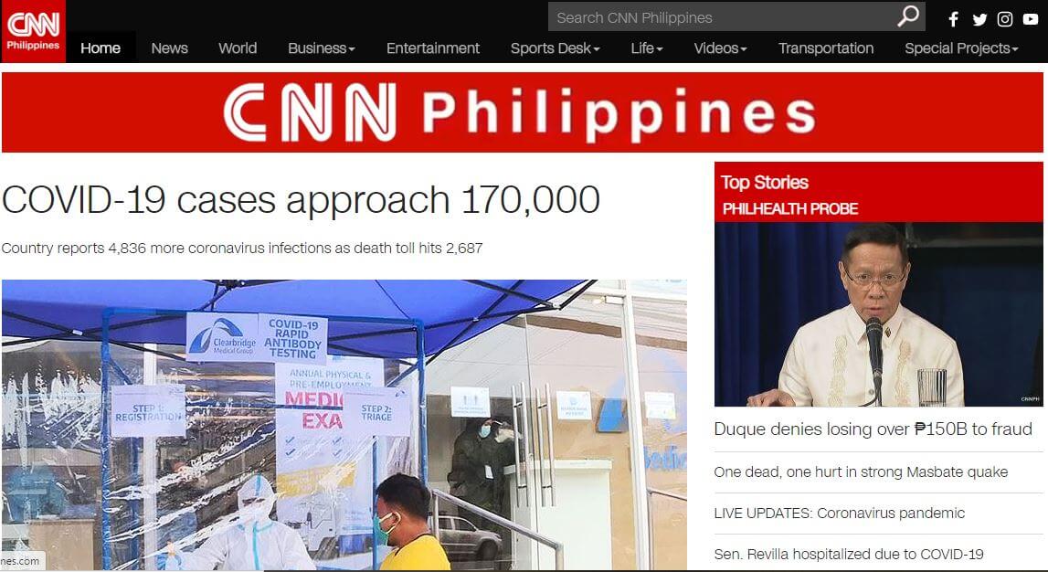 Philippines 13 CNN Philippines website