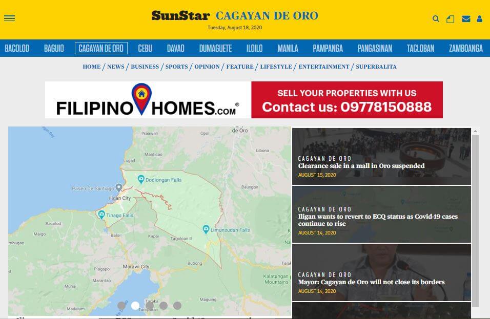 Philippines 8 Sun Star Cagayan website