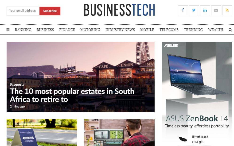 South Africa 51 Business Tech website