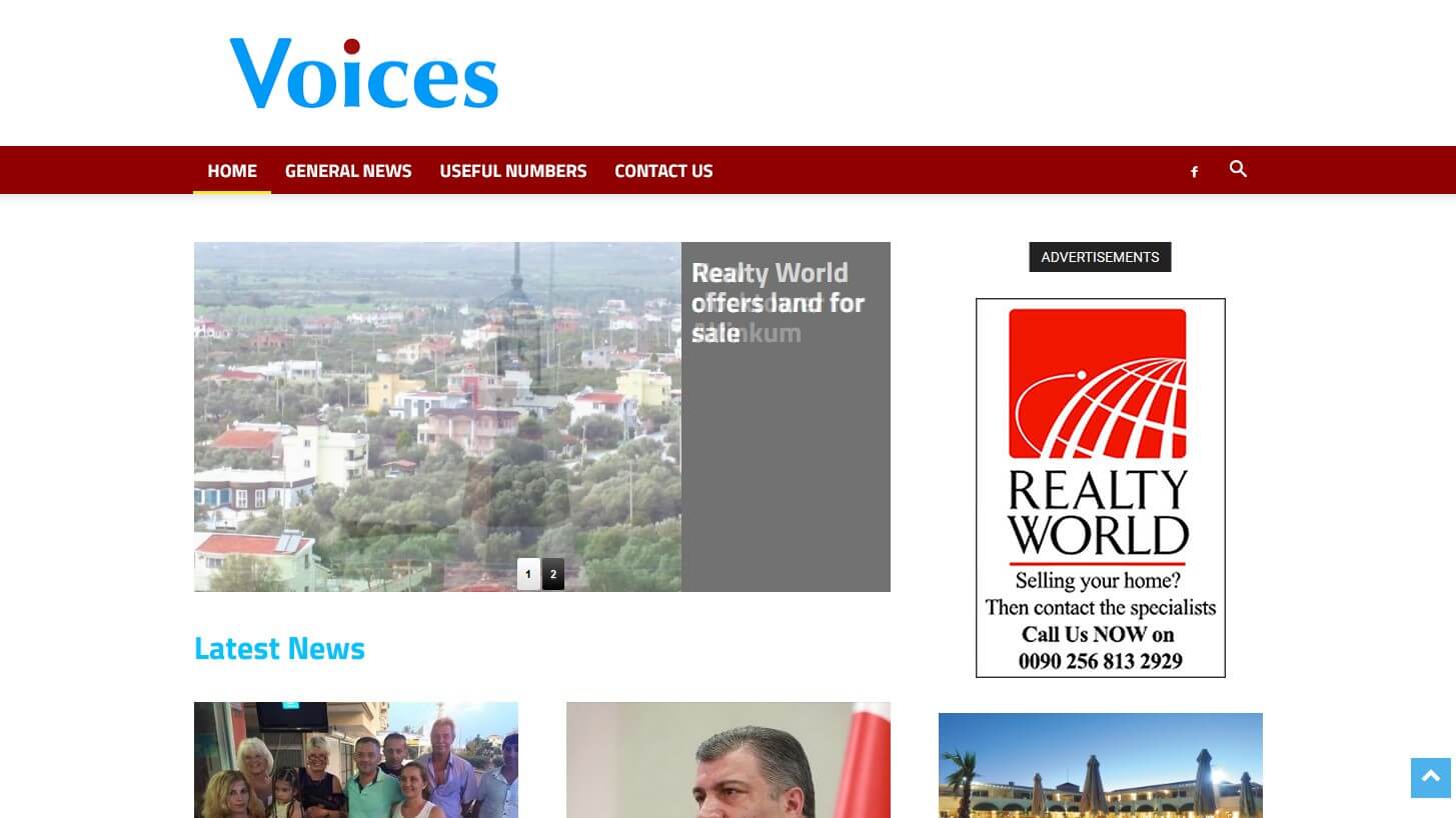 Turkish English Newspapers 5 Voices Website