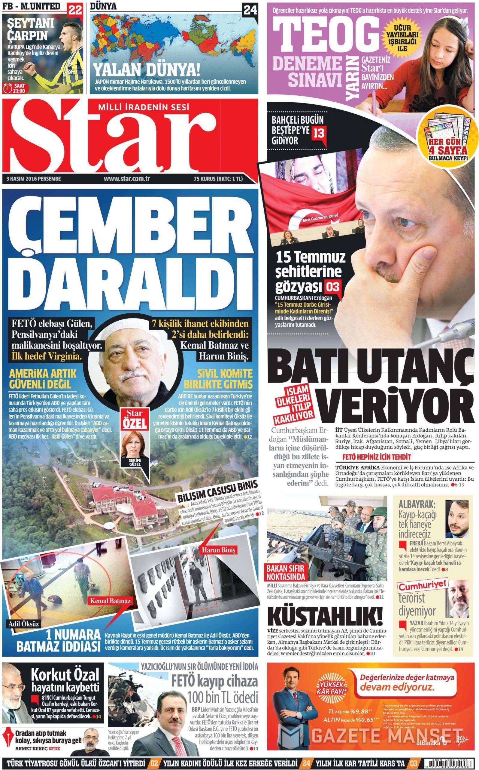 Turkish Newspapers 10 Star Gazetesi scaled