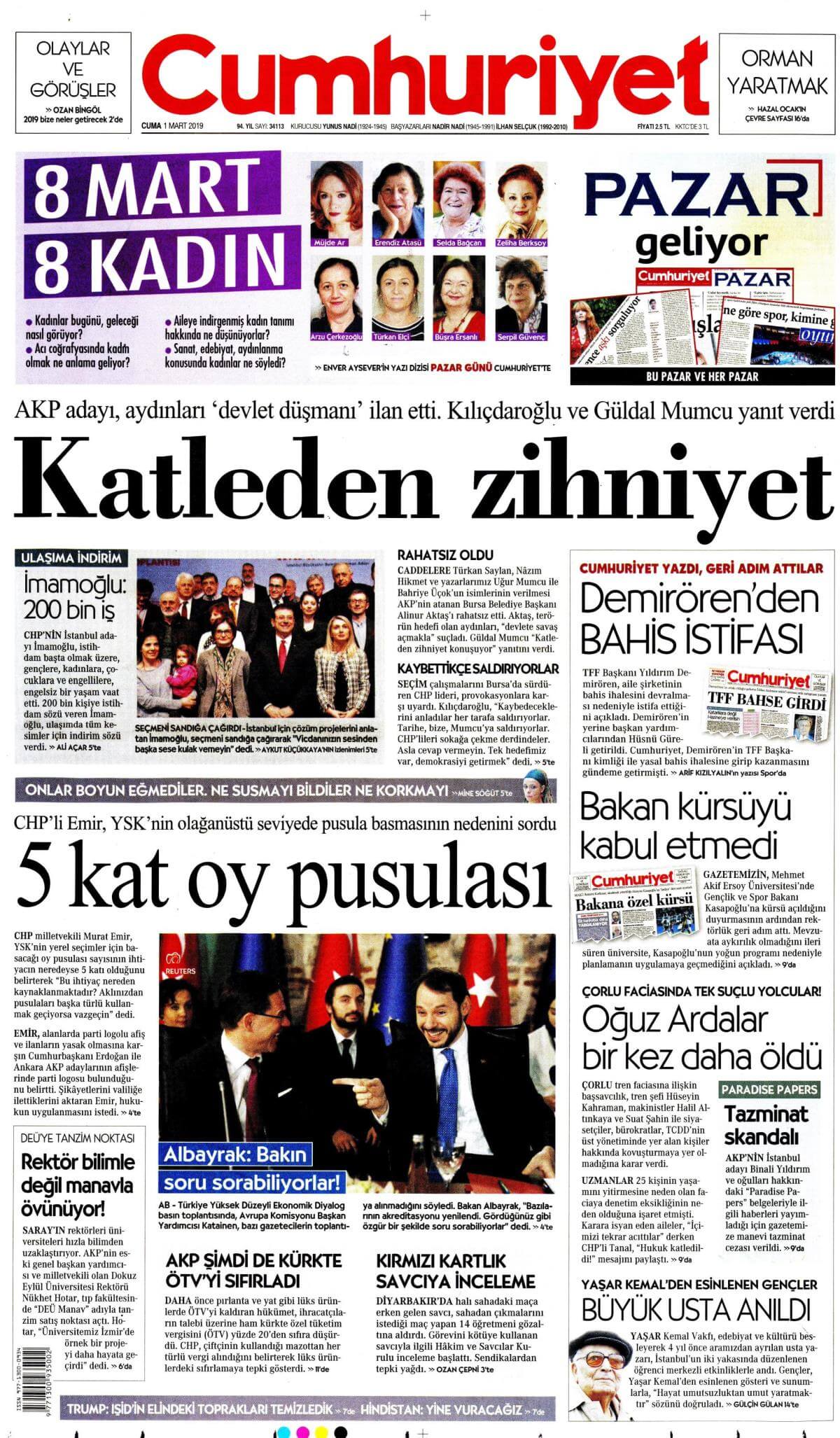 Turkish Newspapers 12 Cumhuriyet
