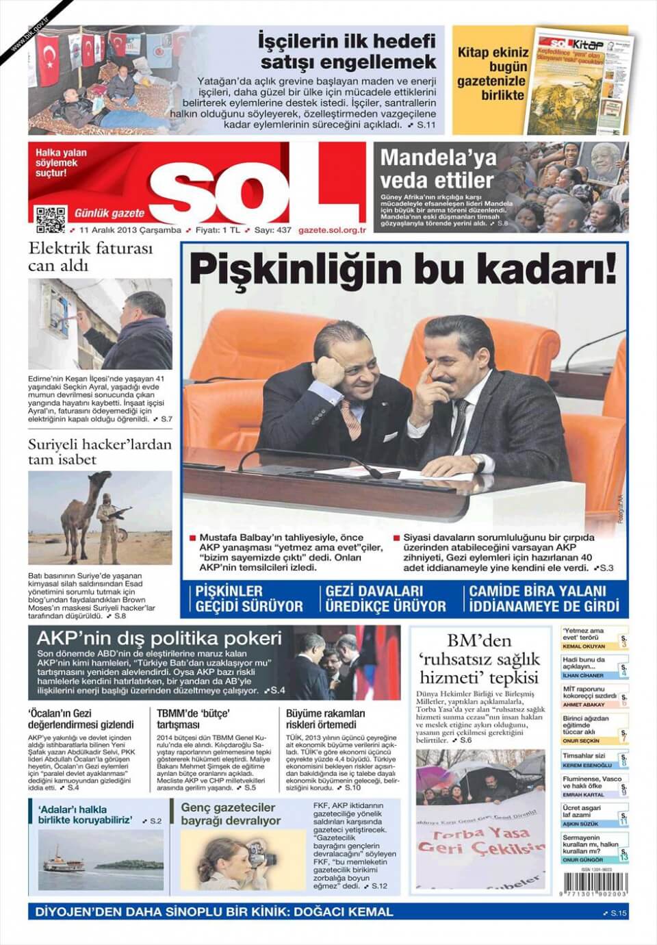 Turkish Newspapers 25 SoL