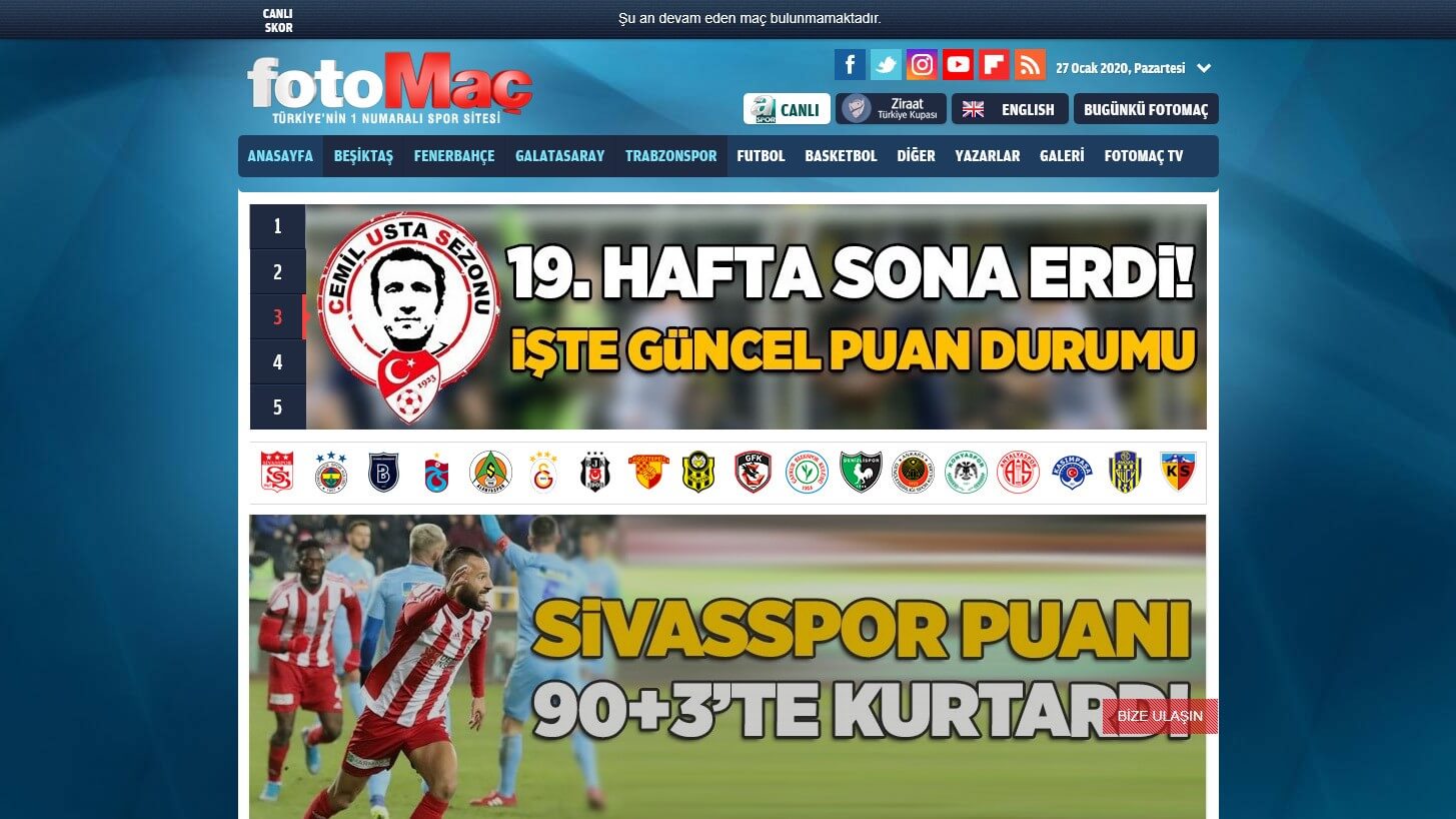 Turkish Newspapers 26 Fotomac Website