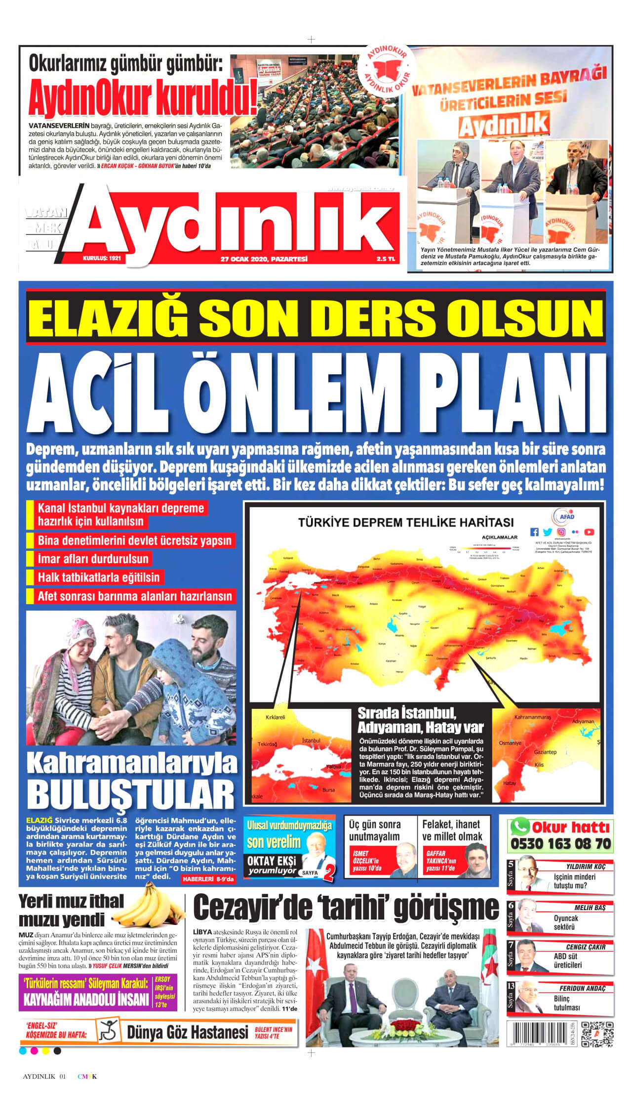 Turkish Newspapers 27 Aydinlik