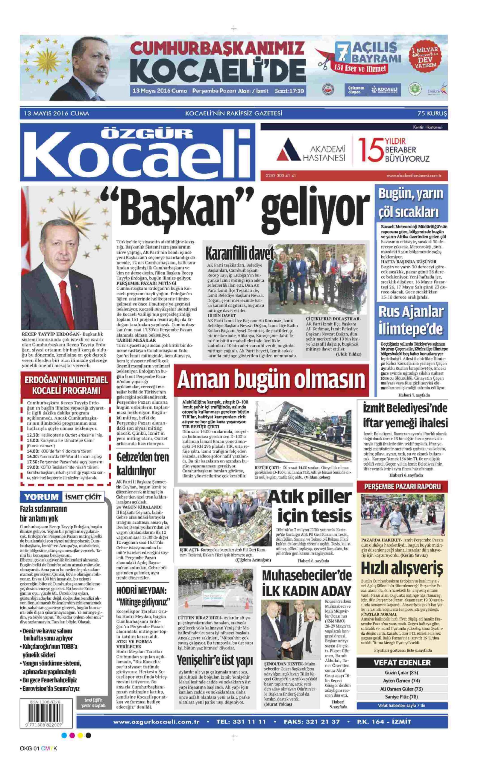 Turkish Newspapers 30 Ozgur Kocaeli scaled