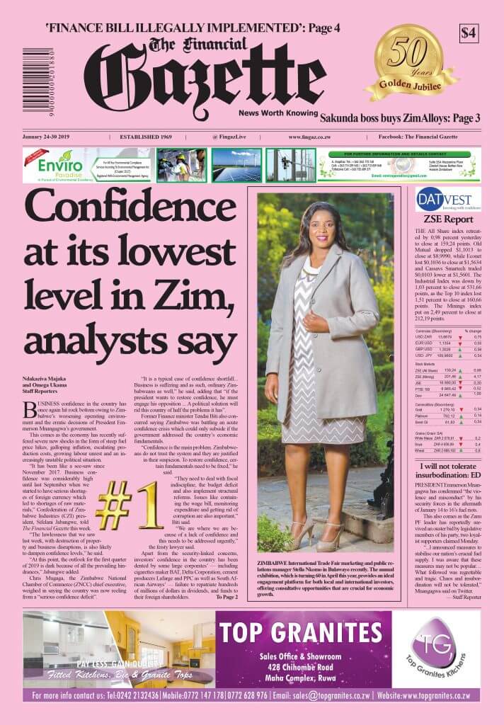 Zimbabwe 24 Financial Gazette