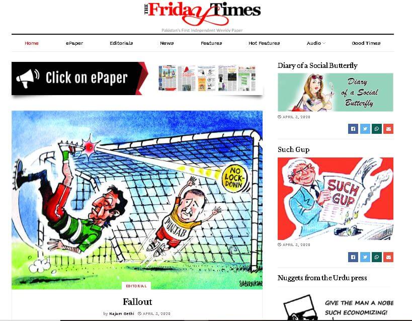 pakistan english newspapers 11 friday times website