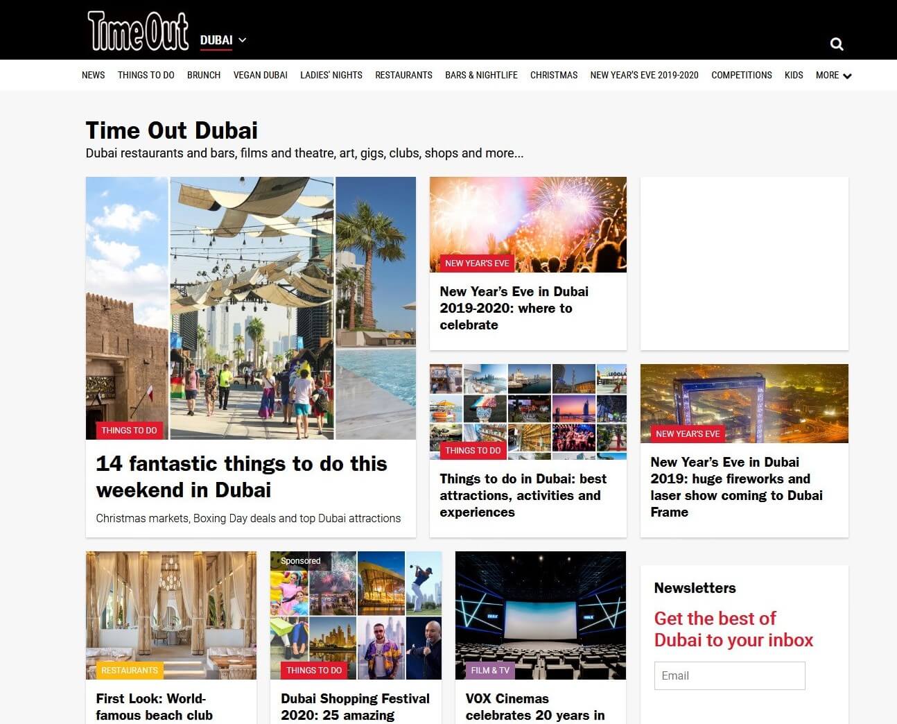 uae newspapers 15 time out website