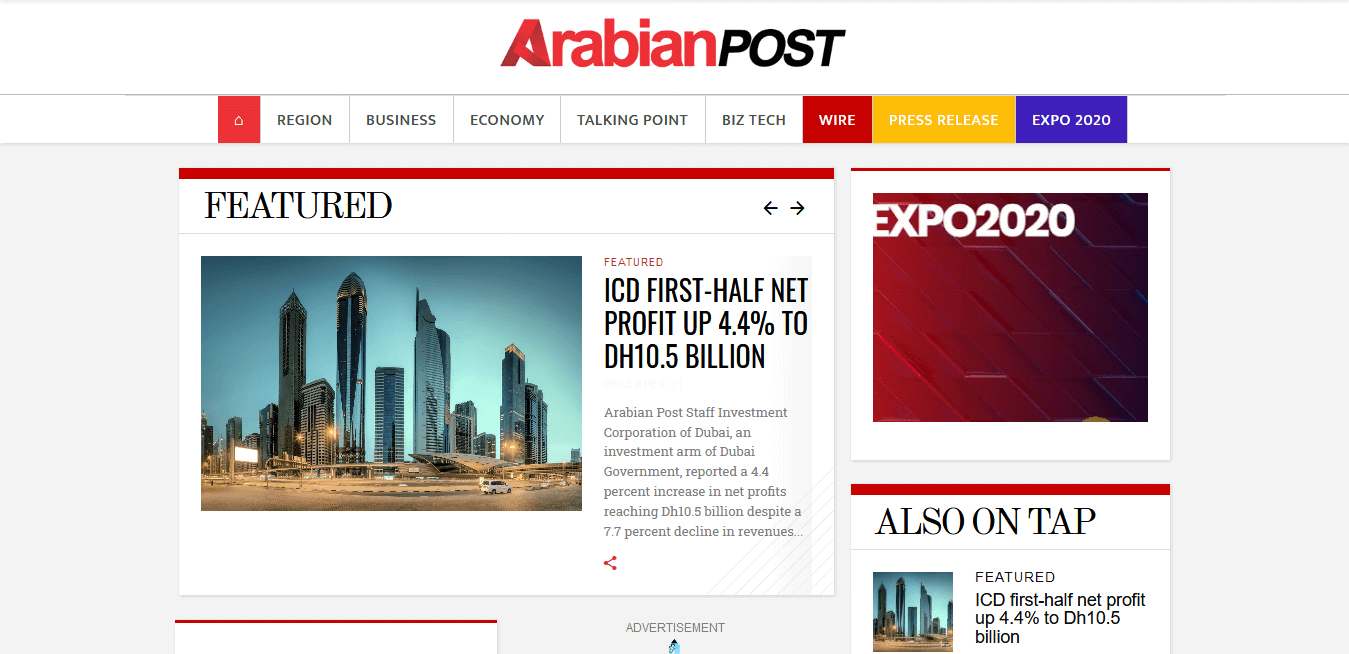 uae newspapers 22 the arabian post website
