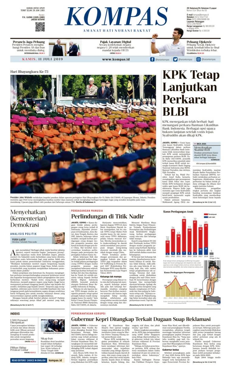 Indonesian Newspaper 01 Kompas