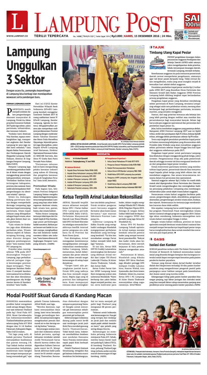 Indonesian Newspaper 12 Lampung Post