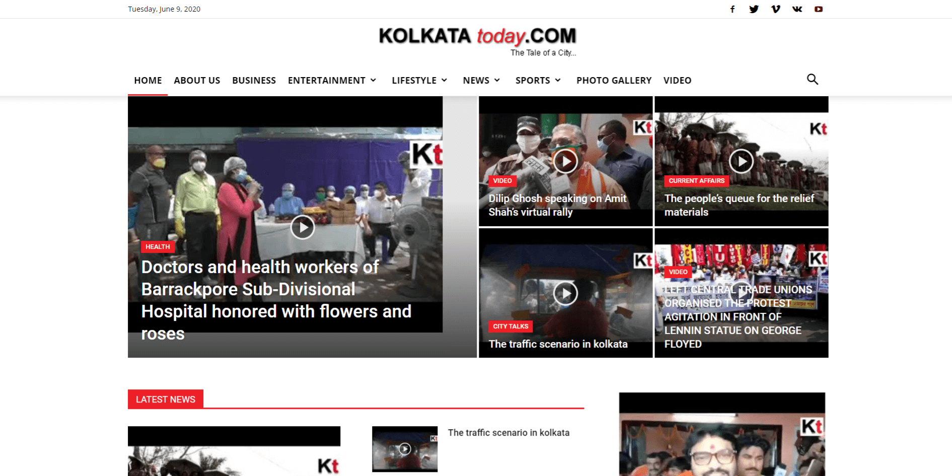 Kolkata Newspapers 11 Kolkata Today Website