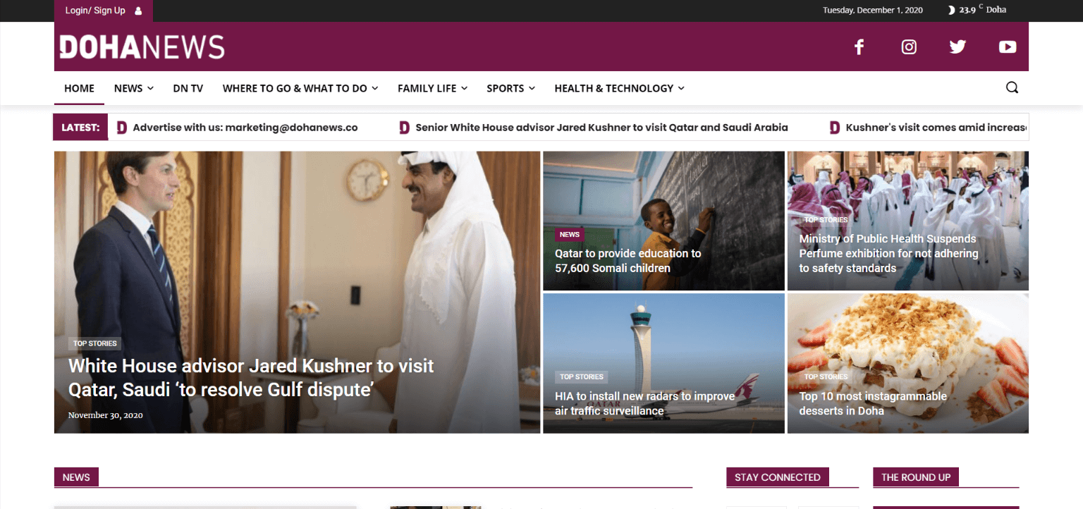 Qatar Newspapers 10 Doha news website