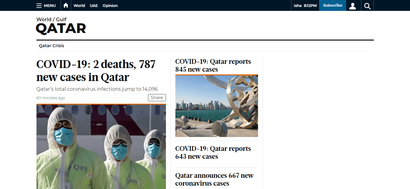 Qatar Newspapers 13 Qatar Gulf news website