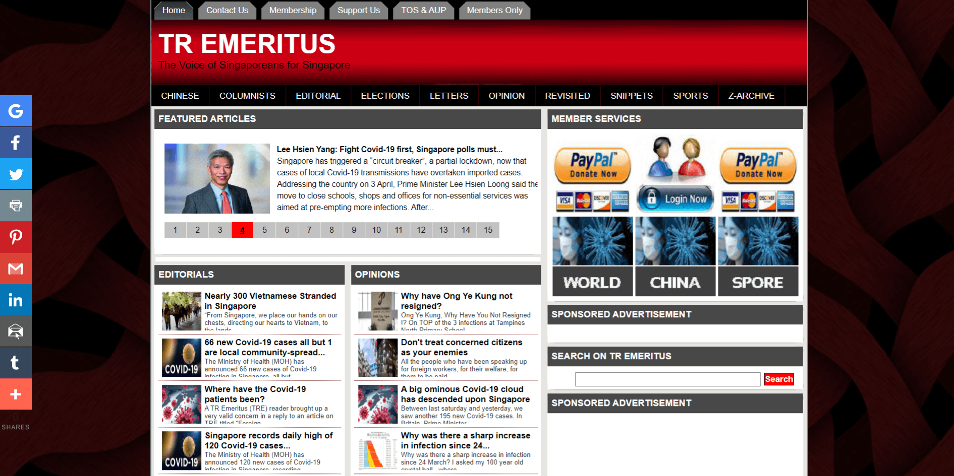 Singapore Newspapers 19 TR Emeritus Website