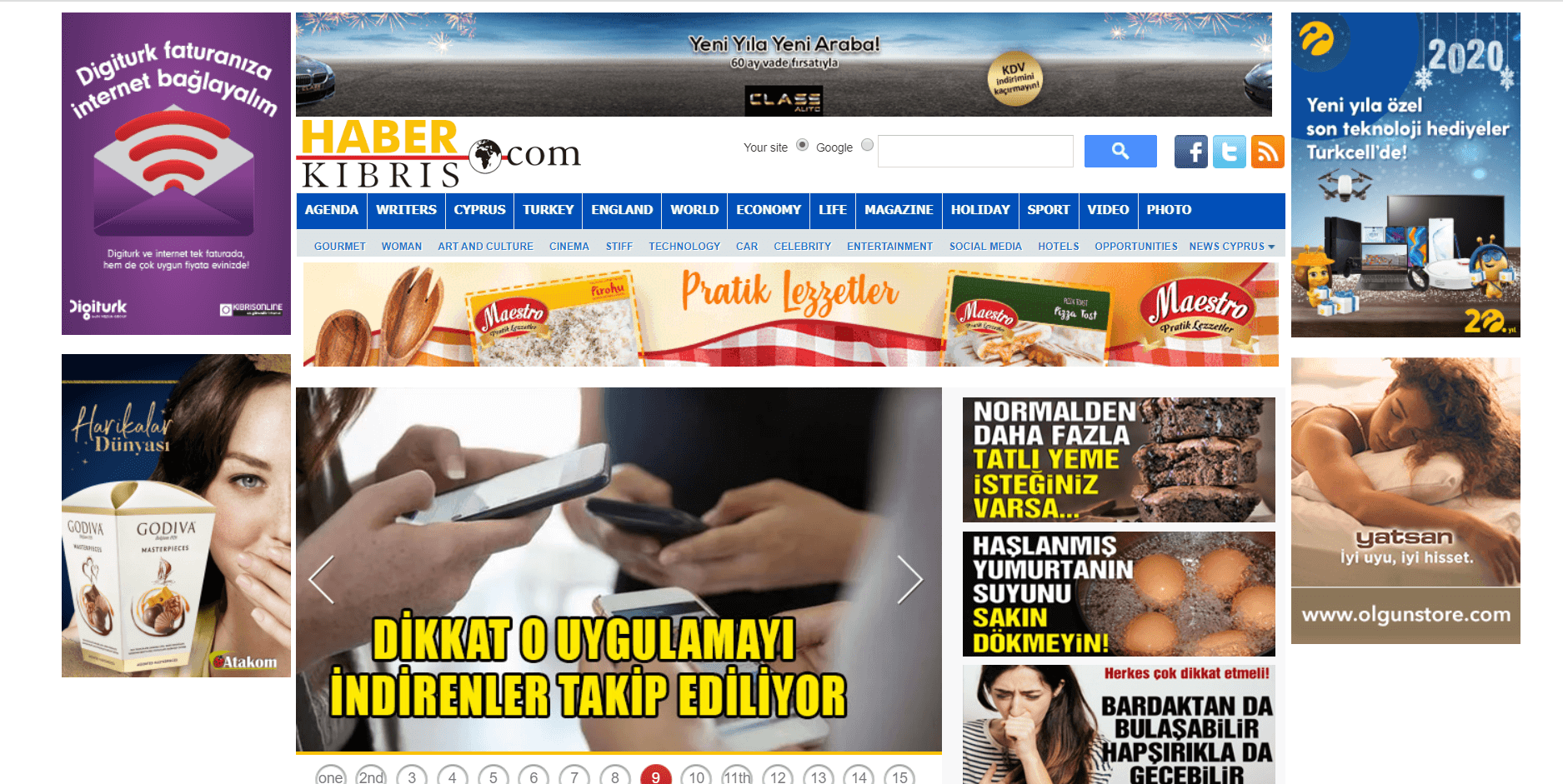 cyprus newspaper 18 haber kibris