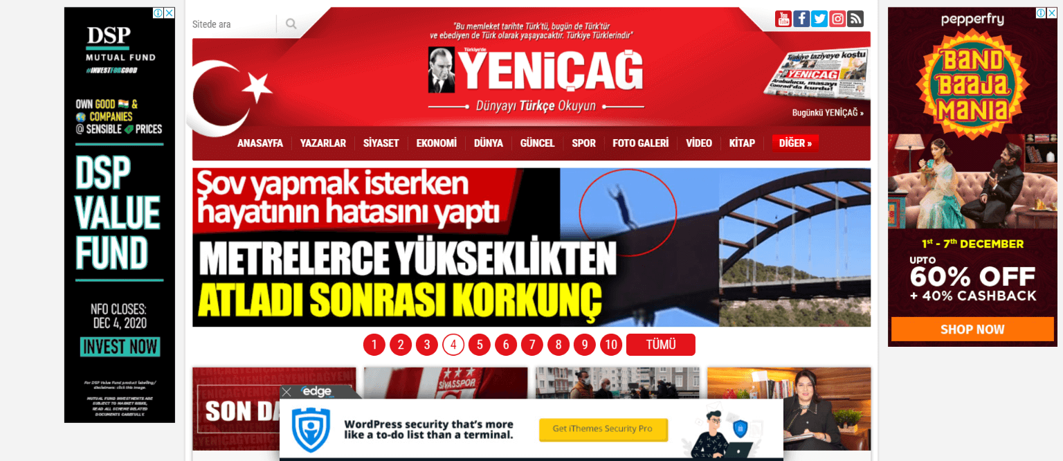 cyprus newspaper 34 Yenicag Gazetesi