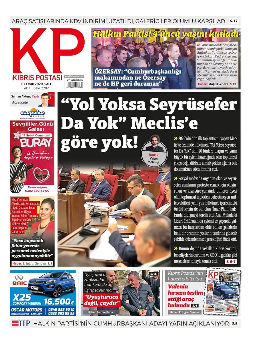 cyprus newspaper 7 Kibris Postasi Gazetesi