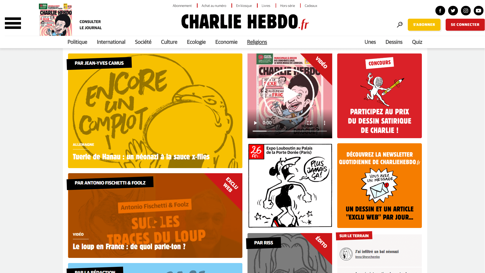 france newspapers 12 charlie hebdo website