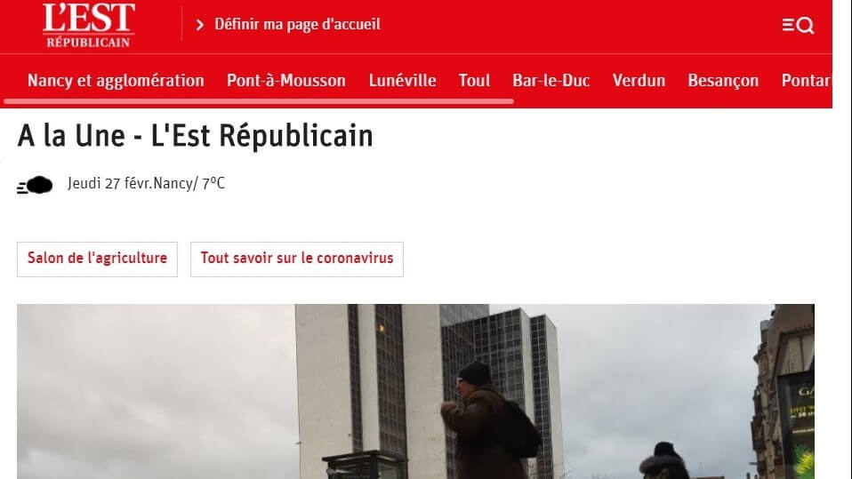 france newspapers 21 L Est Republicain website