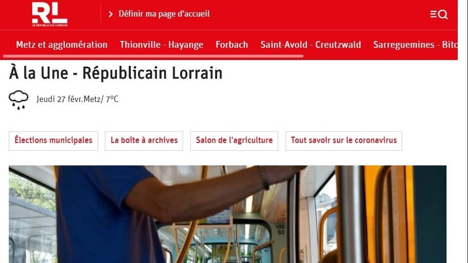 france newspapers 26 Le Republicain Lorrain website