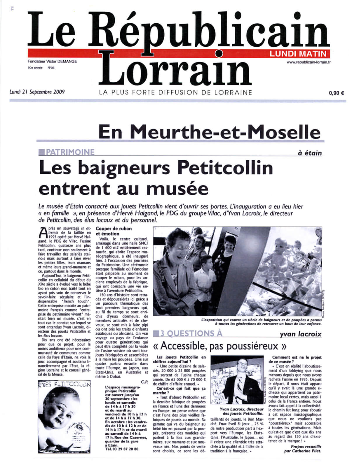 france newspapers 26 Le Republicain Lorrain